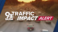 Broken-down tractor trailer caused delays on I-495 near American Legion Bridge
