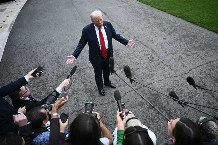Trump Shares Meme Calling Dems the Party of “Hate, Evil and Satan”