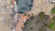 Cleanup begins on the OBX after eight houses collapse into the ocean