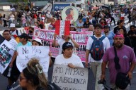 Peruanos marchan contra la inseguridad