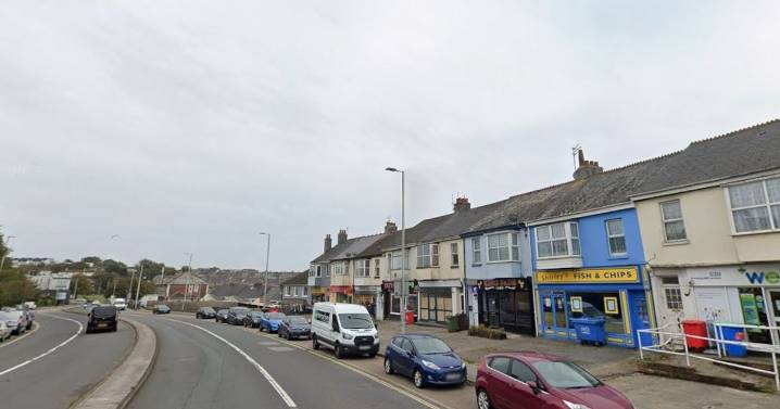Motorcyclist seriously injured in crash near Plymouth fish and chip shop