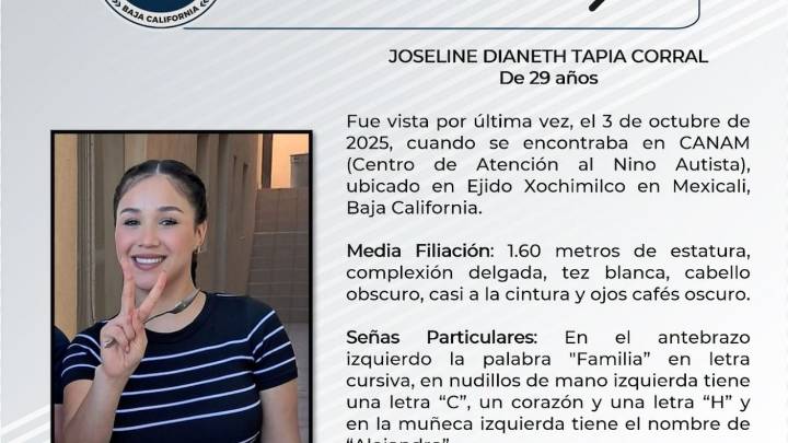Asesinan a la joven Joseline Dianeth; encuentran su cuerpo en un canal de Mexicali