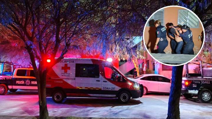 Mujer es apuñalada múltiples veces frente a sus hijos en Torreón; el agresor habría sido su pareja