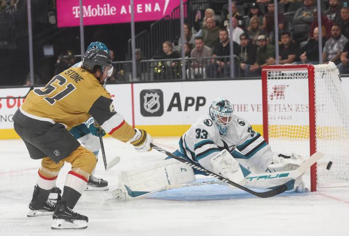Golden Knights lack chemistry in loss to San Jose Sharks to close preseason
