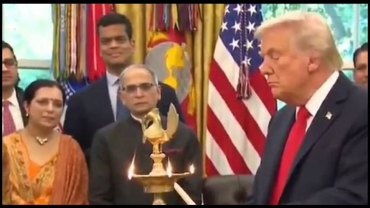 Trump hosts Diwali celebrations at White House, calls PM Modi ‘great person’