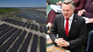 Chris Bowen’s flagship solar panel scheme spectacularly flops as vast majority of $500 million grant budget remains unused