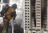 Incendio en Maioris Towers, Puerto Cancún; bomberos logran sofocar el fuego