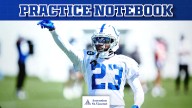 Practice Notebook: Kenny Moore II returns to practice ahead of Week 7 vs. Los Angeles Chargers