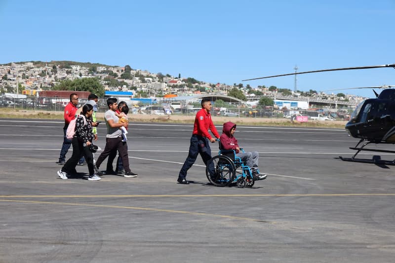 Dan de alta 34 pacientes trasladados tras emergencia por lluvias