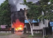 30 bikes destroyed as EV showroom catches fire in Odisha