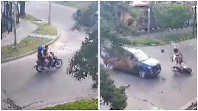 Atropelló a una joven que iba en moto y escapó: la mujer está en coma y su novio pide justicia