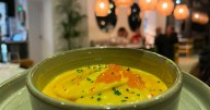 We had an evening meal inside an old toilet block and were truly bowled over