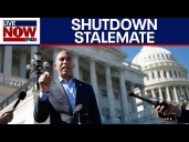 Jeffries blames GOP for ‘broken’ healthcare, answers shutdown questions