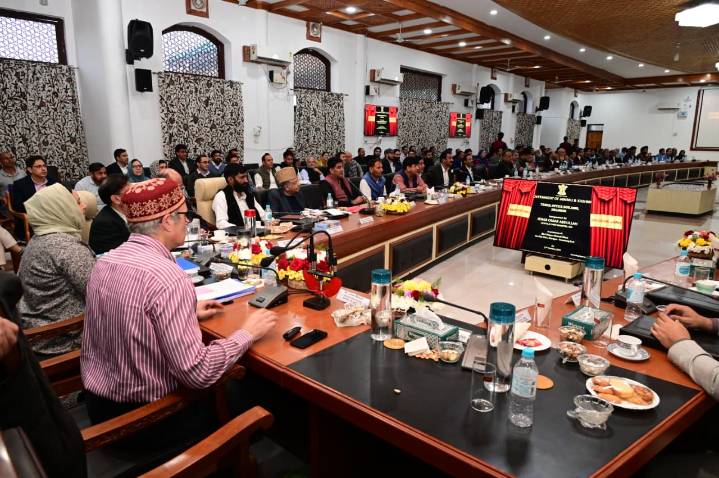 CM Omar Abdullah Reviews Progress Of Development Projects, CSS & Capex Budget Implementation