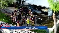 Fire tears through Fort Lauderdale home’s garage; no injuries reported