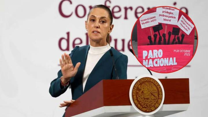 Claudia Sheinbaum minimiza paro de nacional del SAT: “Son pocos los trabajadores”