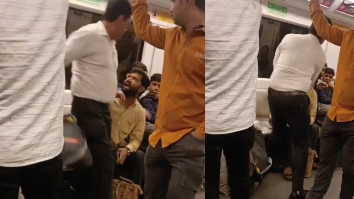 ‘Seat Se Zyada Ego Tight Hota Hai’: Tense Scene Inside Delhi Metro As Heated Argument Escalates Into Fight