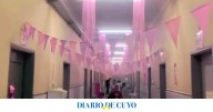 El Hospital Marcial Quiroga se vistió de rosa para concientizar sobre el cáncer de mama