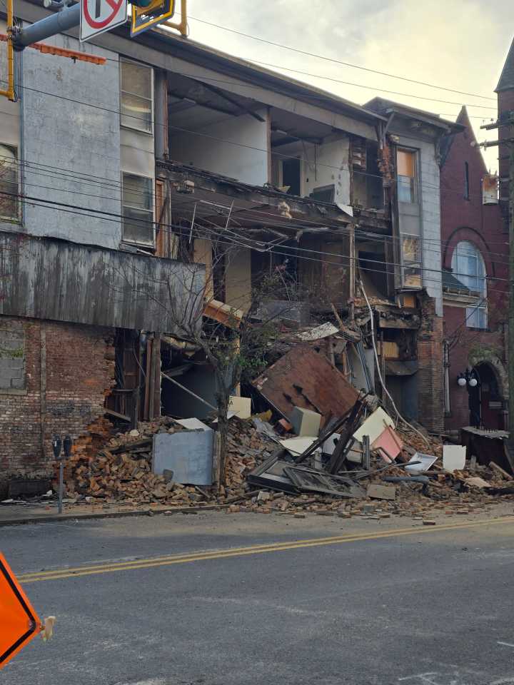 Building collapse under investigation in Fairmont