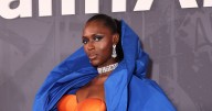 Jodie Turner-Smith Makes the Cone Bra Subversive Again With a Bright Orange Bodysuit