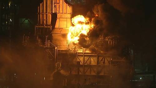 Massive fire erupts at Los Angeles County Chevron refinery