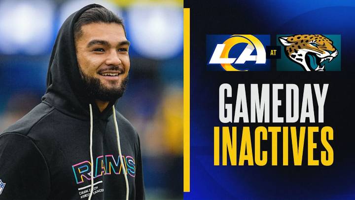 Puka Nacua, Rob Havenstein and Jarquez Hunter among Rams' inactives for Week 7 at Jaguars