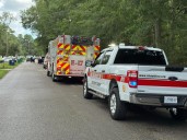 Strong winds drive 200-acre fire, endangering Pearl River area