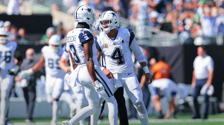 Cowboys’ Dak Prescott, George Pickens team up to torch Sauce Gardner on rare deep TD