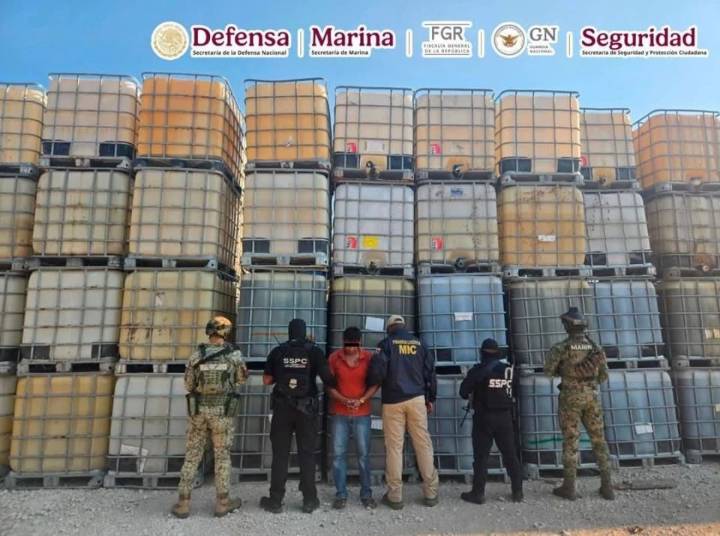 Aseguran más de 250,000 litros de huachicol en NL