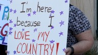 More than 200 demonstrate at Bedford's No Kings rally on Oct. 18