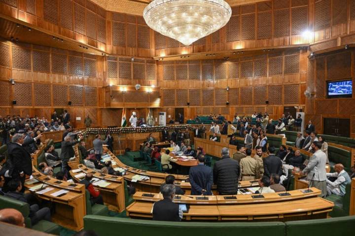 J&K Assembly witnesses uproar over demand for discussion on floods