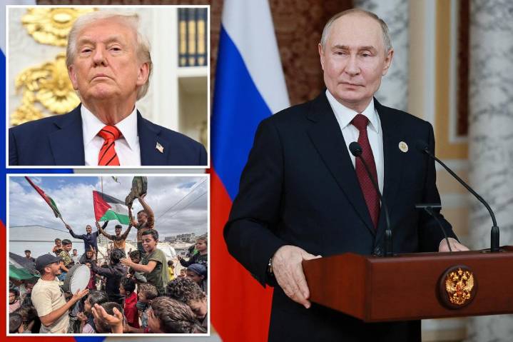 Putin chides Nobel winners who 'did nothing for peace' -- praises Trump for brokering Gaza cease