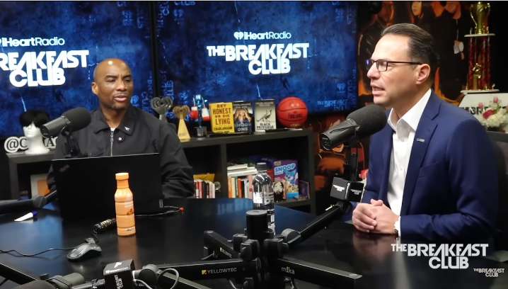 Shapiro mixes it up on The Breakfast Club with Charlamagne tha God