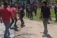 Campaña violenta. Militantes del peronismo y la LLA se trenzaron a los golpes en Formosa