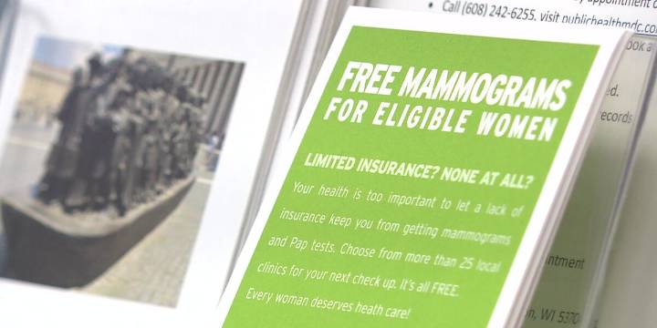 Wisconsin women with little to no insurance eligible for free breast cancer screenings
