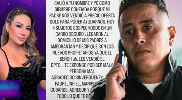 Pamela López EXPLOTA y ACUSA a Christian Cueva de vender SU DEPARTAMENTO: “Mal padre, infiel y manipulador”