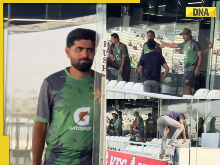 Watch: Security breach on Babar Azam’s birthday, fan attempts to enter Pakistan