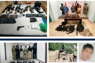 Detienen a objetivos prioritarios y decomisan armas y droga en operativos de seguridad en BCS