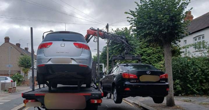 East London council seizes and crushes 6 cars blocking driveways in 'no tolerance' operation