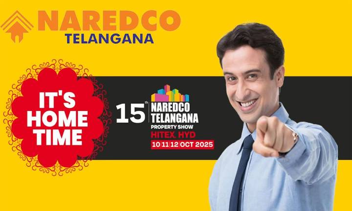 NAREDCO Telangana to Host 15th Property Show at HITEX Hyderabad from October 10