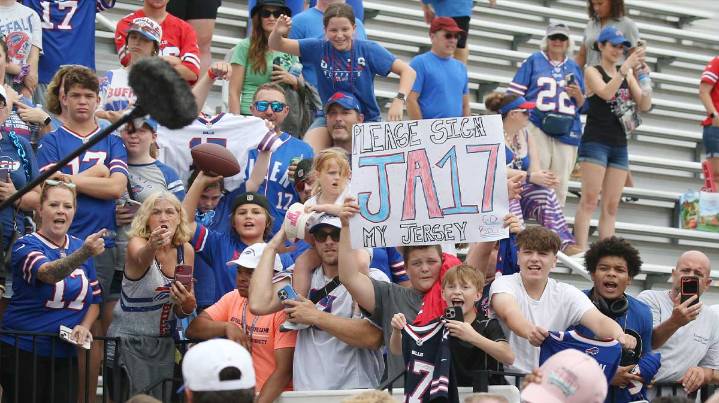 Bills training camp stays at St John Fisher for three years