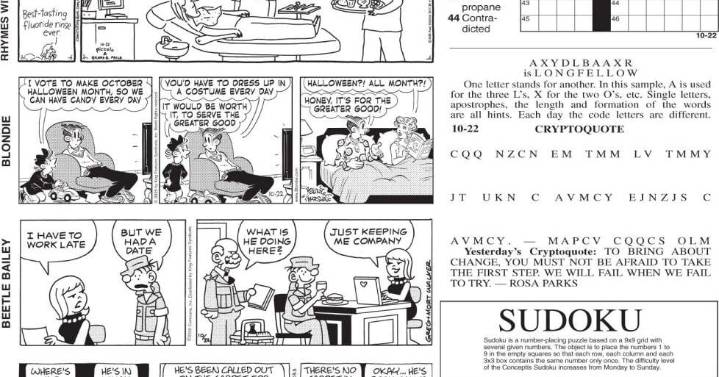 Comics Oct. 22