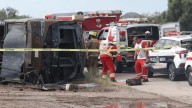 Víctimas del accidente del autobús en la Guaymas