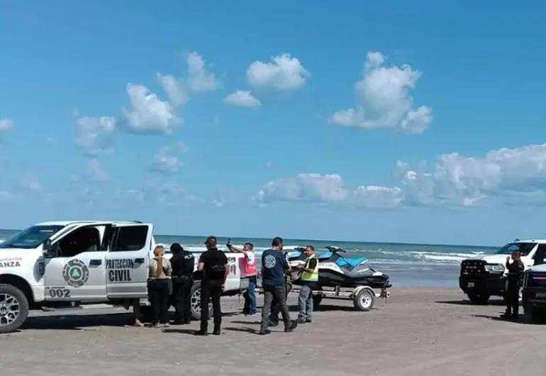 Entrenador fallece en playa Bagdad de Matamoros al tratar de rescatar a su hijo