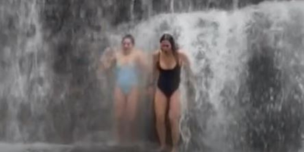 Jimena Barón y una divertida visita a una “cascada sanadora” con 4° de temperatura: “¿Por qué gritamos si ya salimos?”