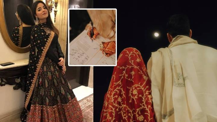 Dangal Fame Zaira Gets Married, Shares First Pics From Nikaah Ceremony Entertainment News