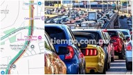 Taponazo por choque en el Periférico de la Juventud cerca de D1