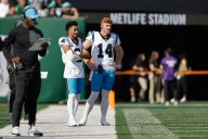 Panthers beat Jets 13-6 for third straight win, but Bryce Young leaves with injured ankle