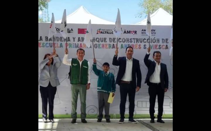 Saltillo: arranca construcción de techumbre en primaria Andrés S. Viesca
