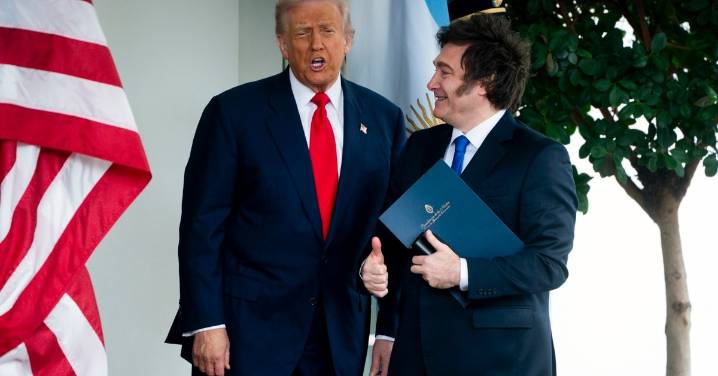 Condiciona Trump la ayuda a Argentina a una victoria de Milei en las legislativas